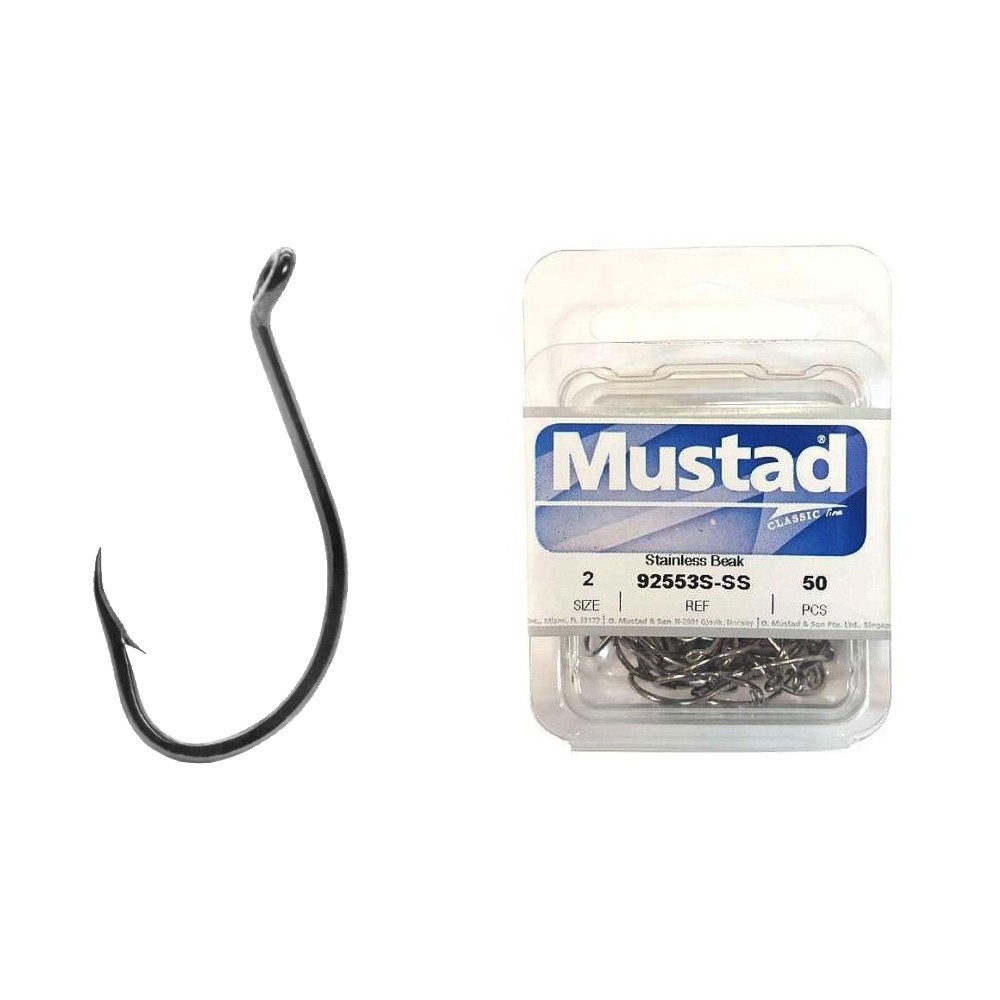 Ami Mustad 92553S SS Acciaio Inox Occhiello Sportivi